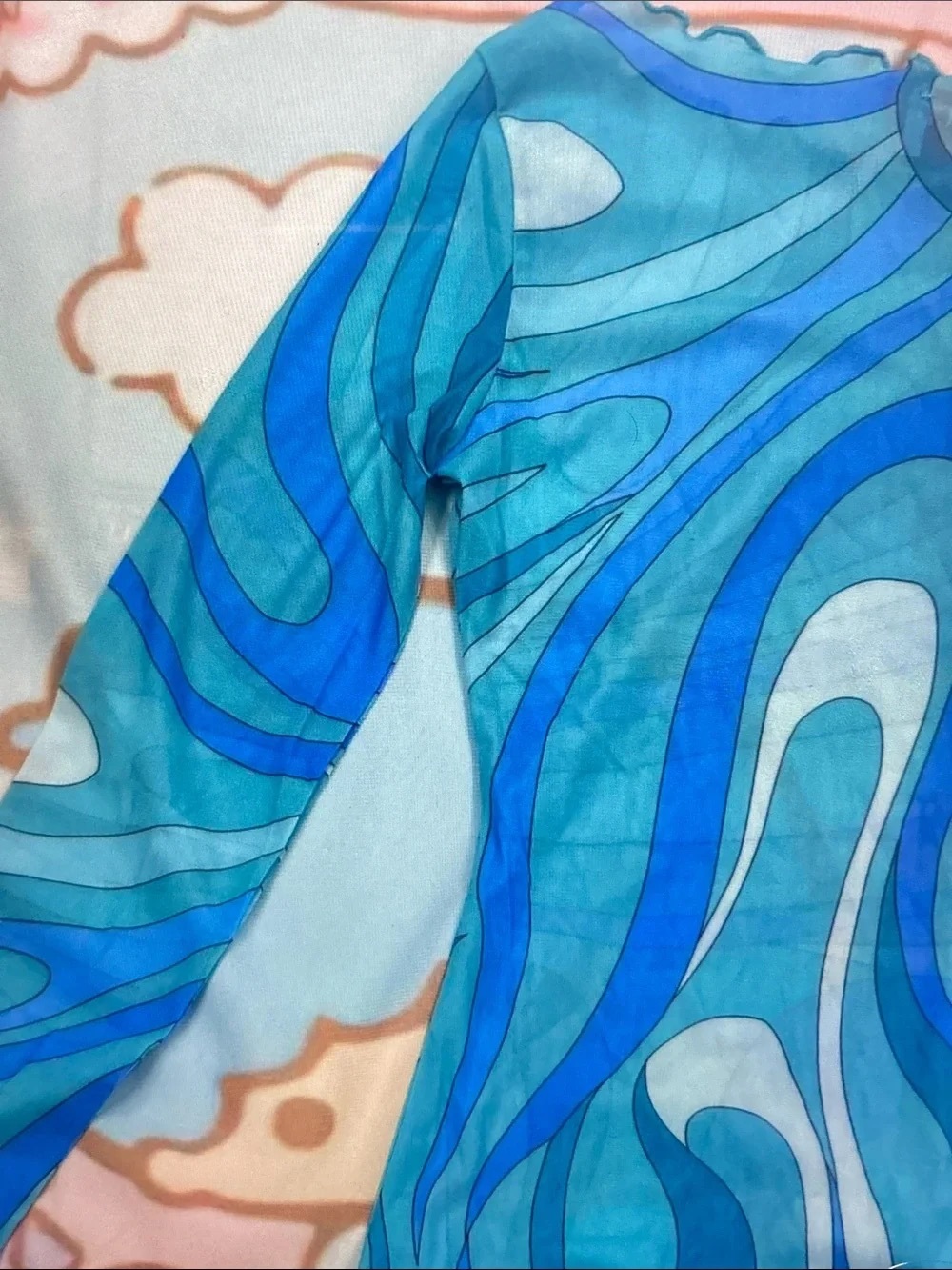 Emilio Pucci Turquoise & Blue Dress - Picture 9 of 10